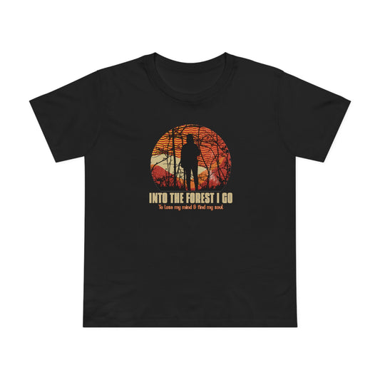 Into The Forest I Go Women’s Maple Tee