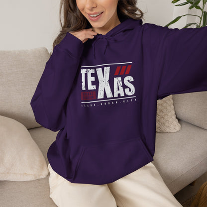 Texas Unisex Heavy Blend Hoodie - Bold Design for Everyday Comfort