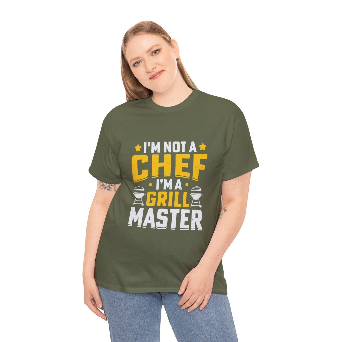 Grill Master Unisex Heavy Cotton Tee - Perfect Gift for BBQ Lovers