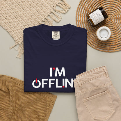 I'm Offline Statement Tee, Relaxed Graphic Shirt