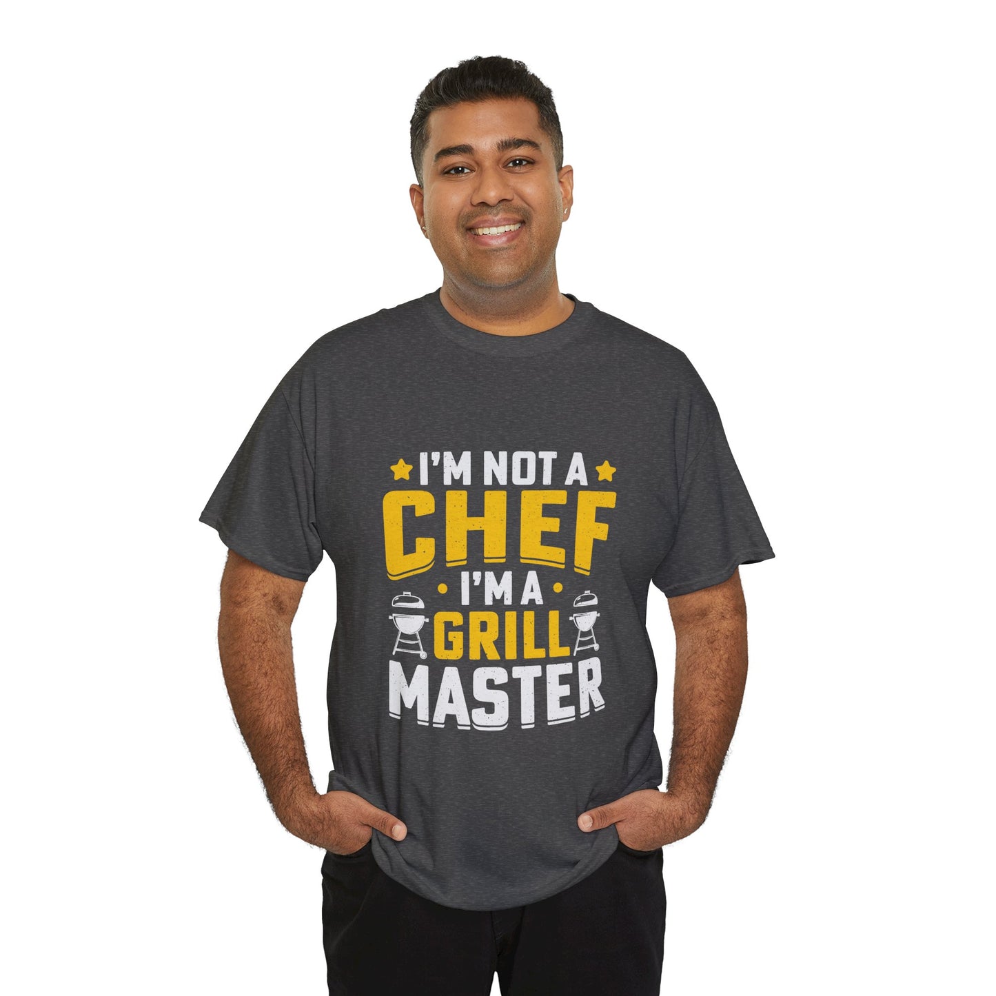 Grill Master Unisex Heavy Cotton Tee - Perfect Gift for BBQ Lovers