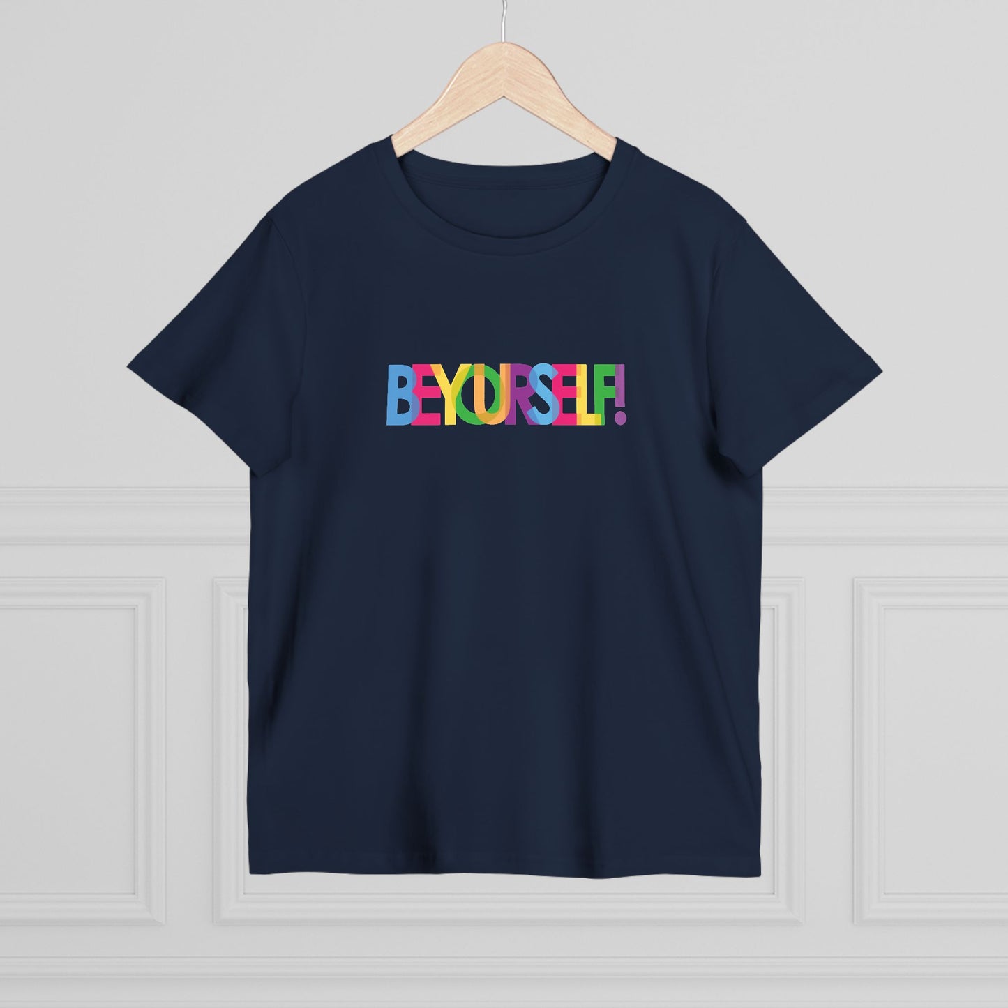 Inspirational Women’s Maple Tee - Be Yourself Graphic T-Shirt