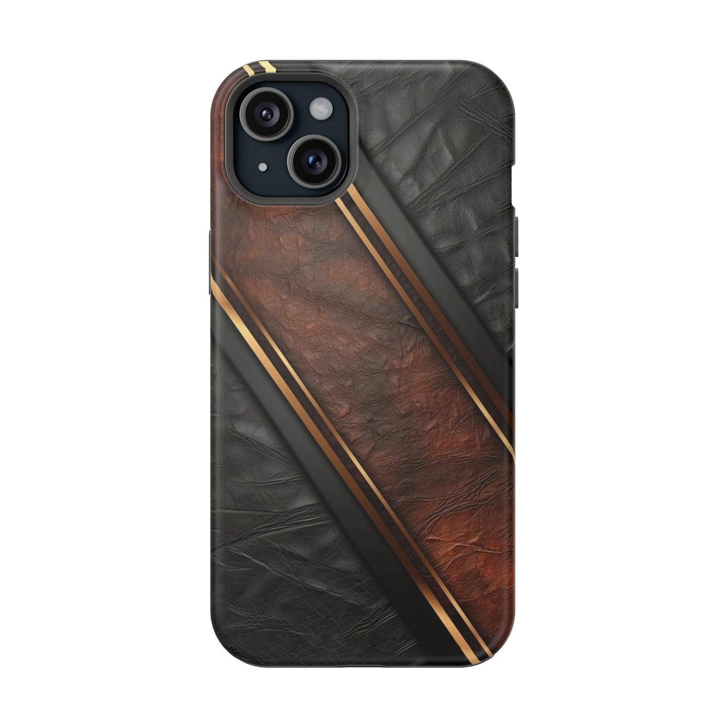 Stylish Leather Texture Magnetic Tough Cases