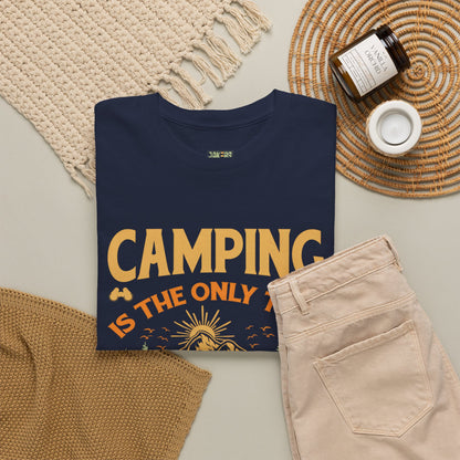 Camping Vibes Unisex Heavy Cotton Tee - "Being Dirty is a Good Thing"