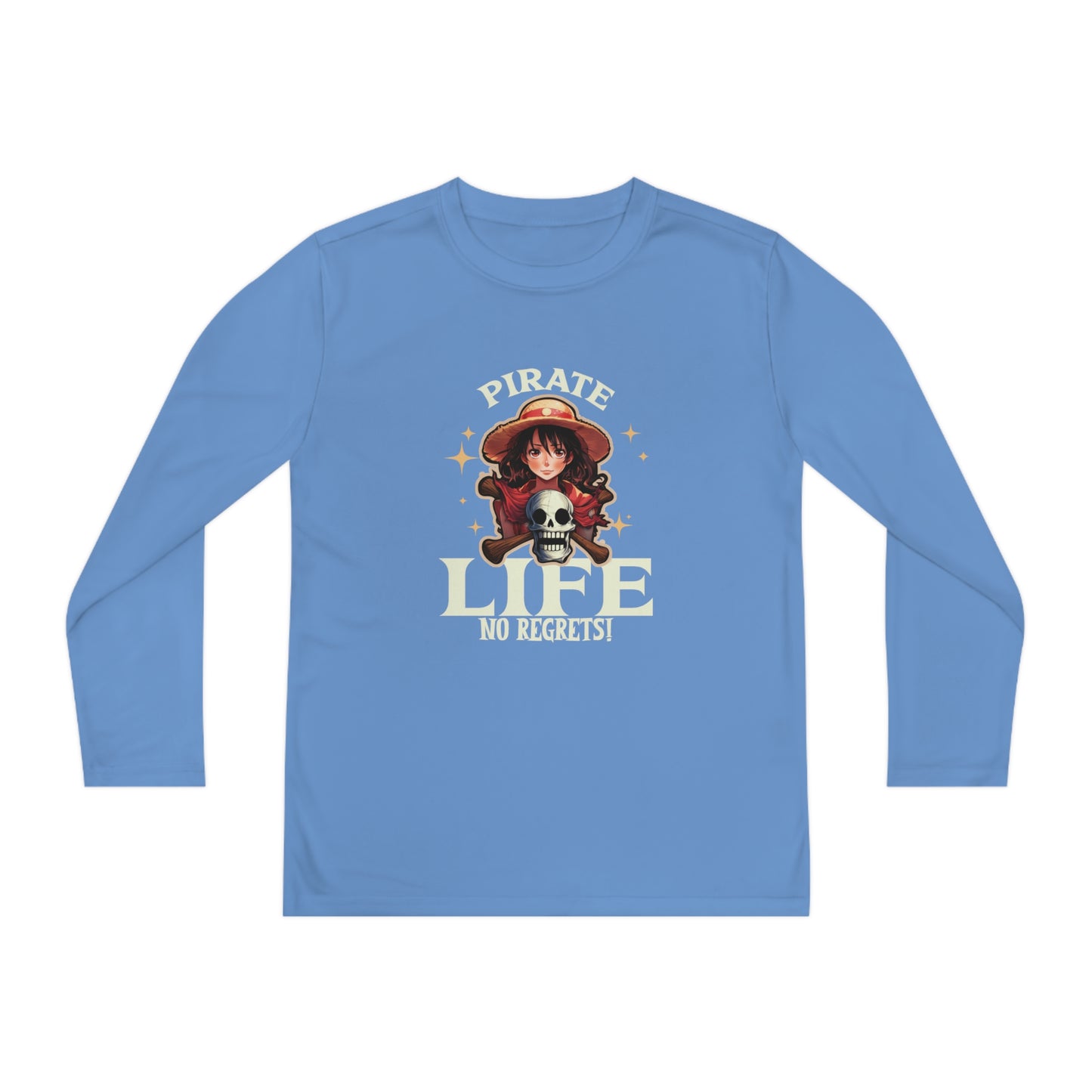 Pirate Life No Regrets Youth Long Sleeve Competitor Tee