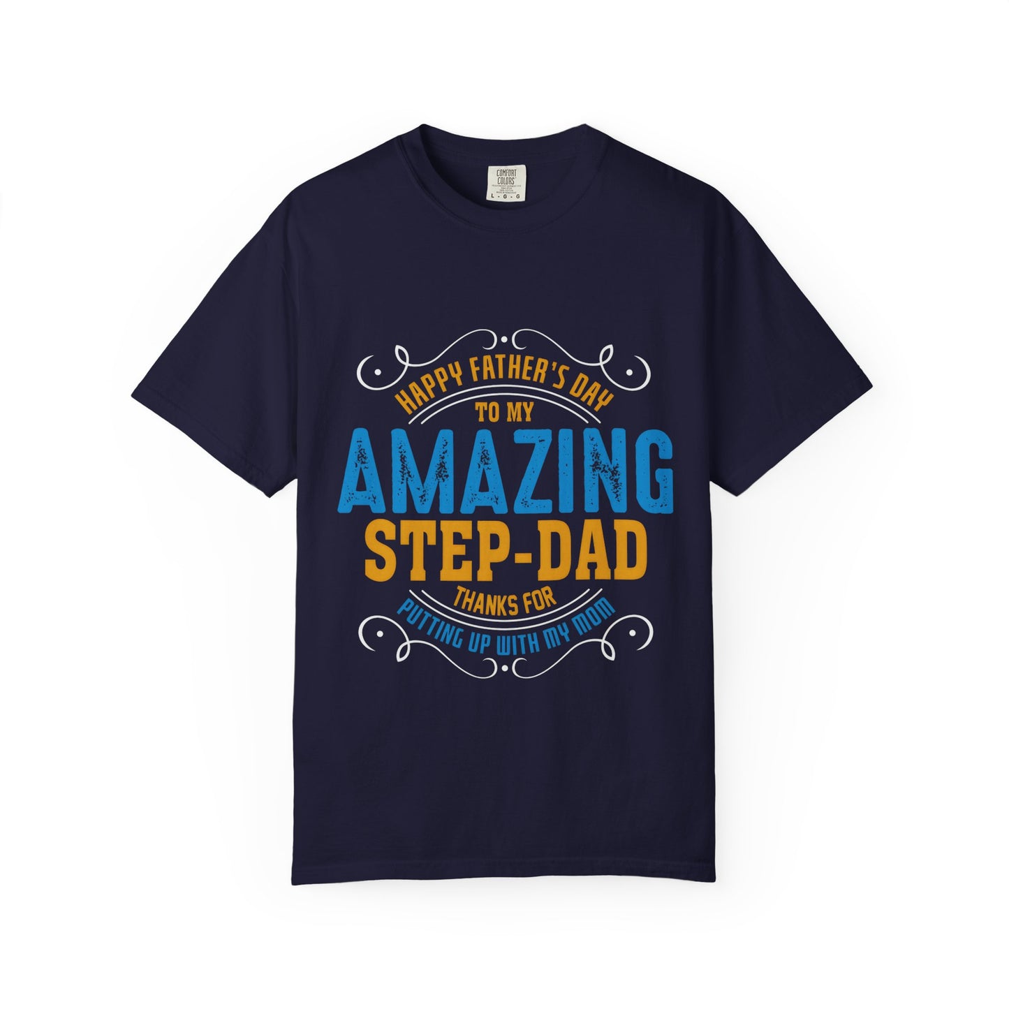 Father's Day Gift T-Shirt for Amazing Step-Dad