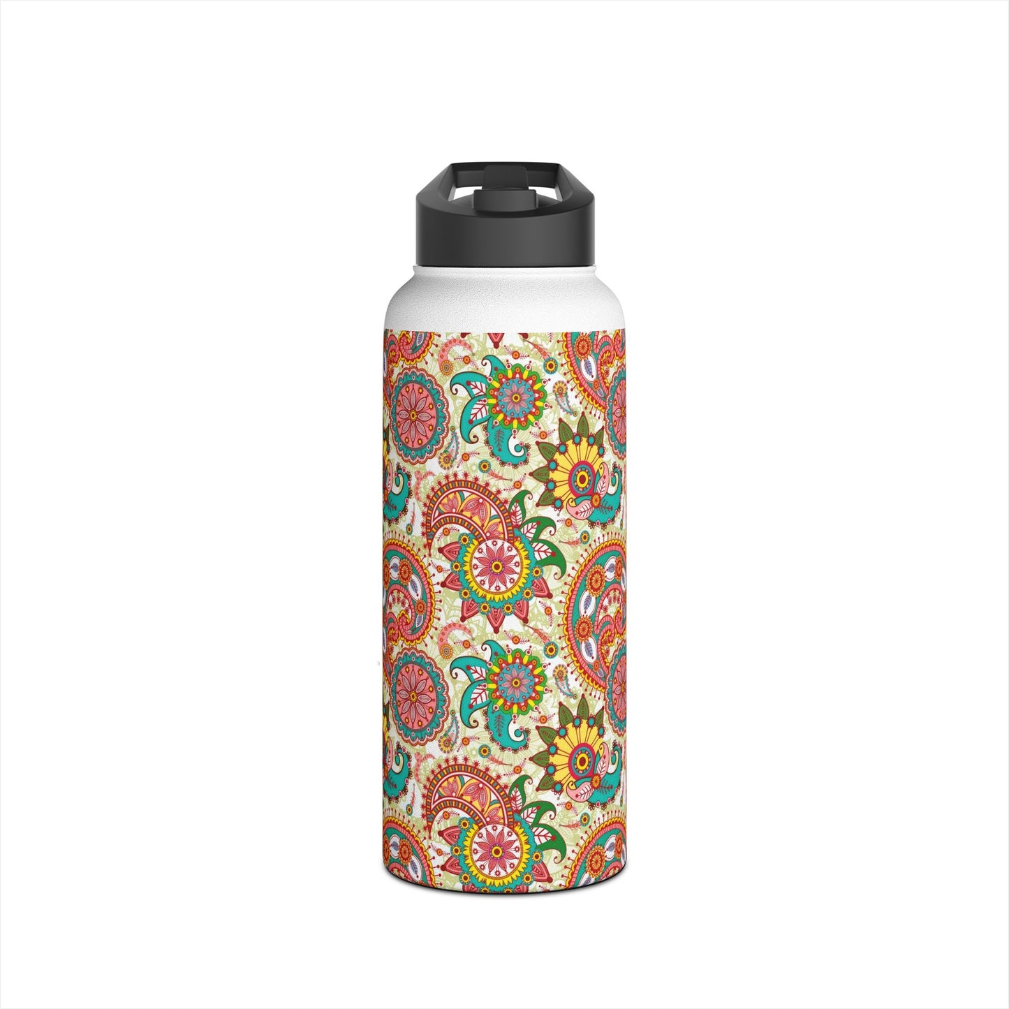 Indian Breath Stainless Steel Water Bottle, Standard Lid