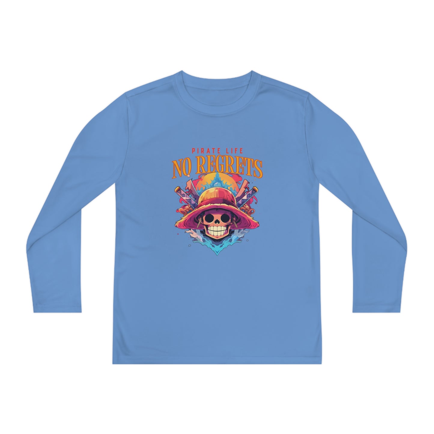 Pirate Life No Regrets Youth Long Sleeve Competitor Tee