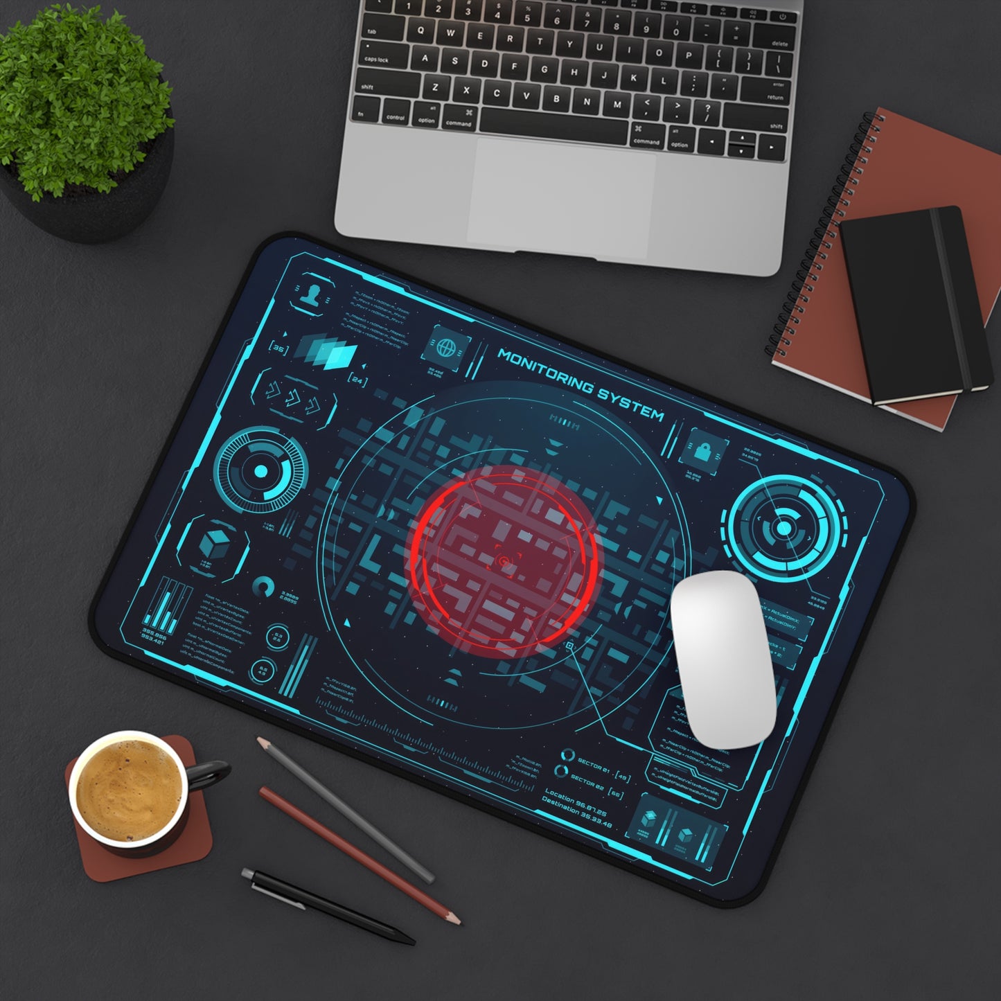 Monitoring System Desk Mat