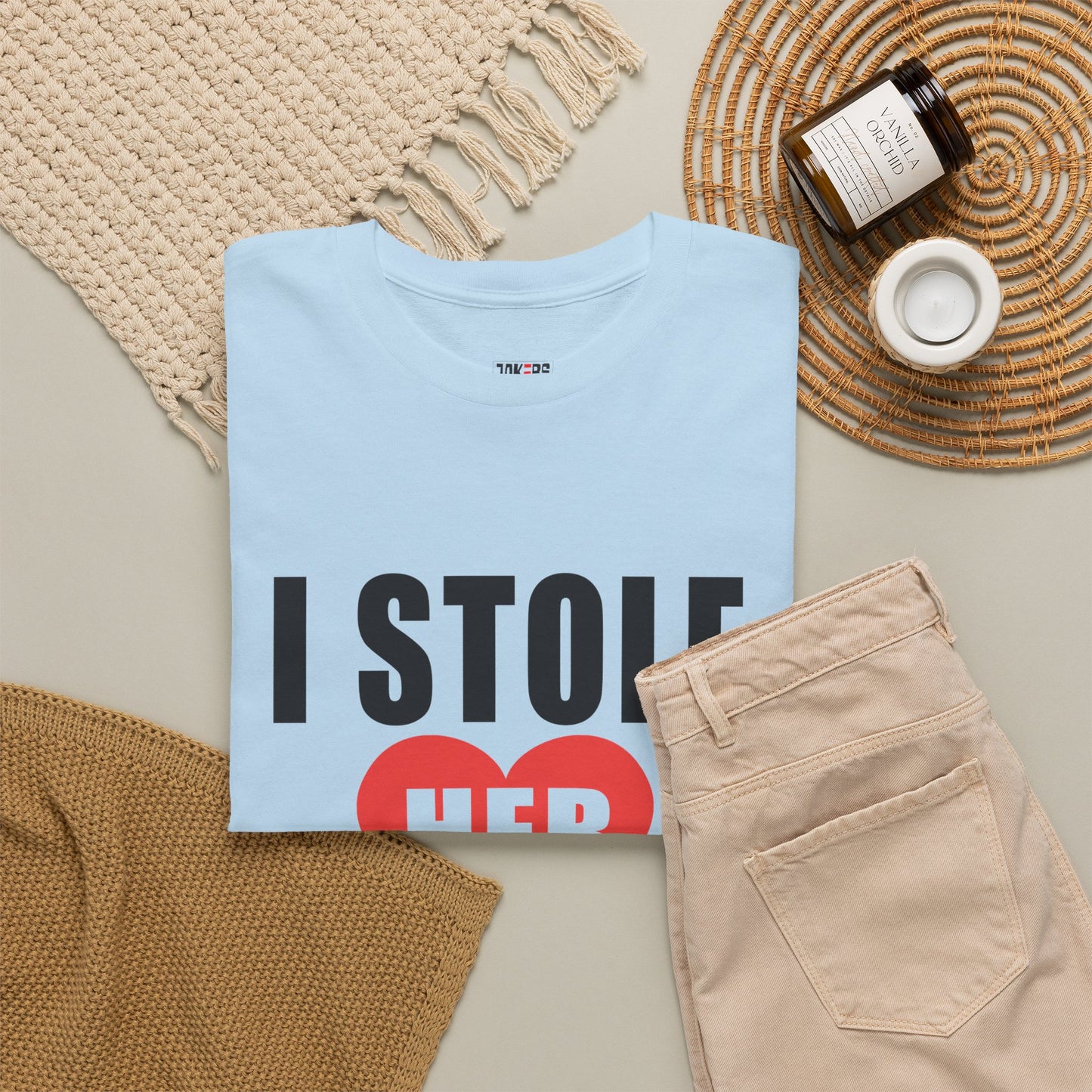 I Stole Her Heart,  Romantic Valentine Tee for Couples, A Part
