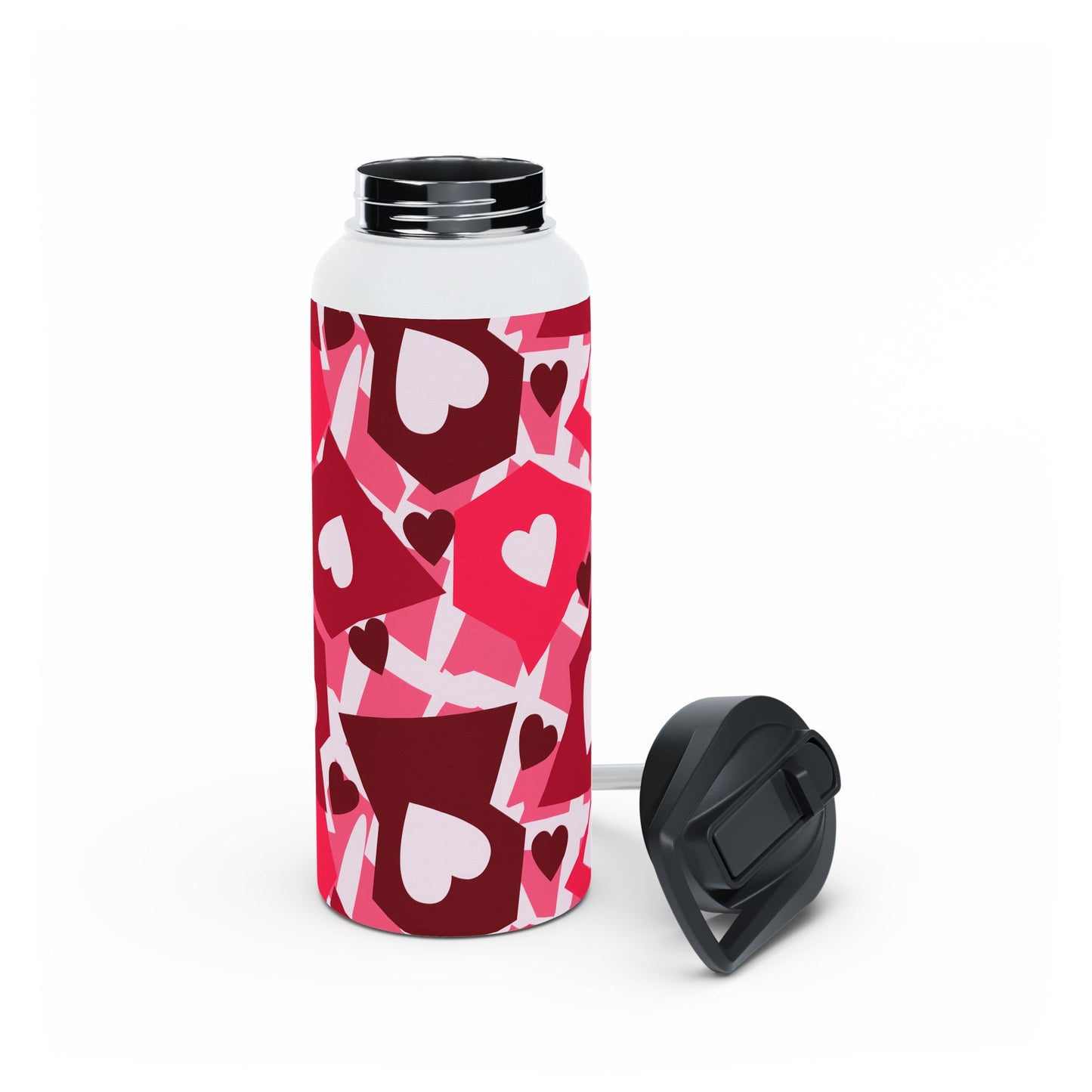 Love in Style Stainless Steel Water Bottle, Standard Lid