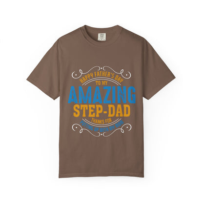 Father's Day Gift T-Shirt for Amazing Step-Dad