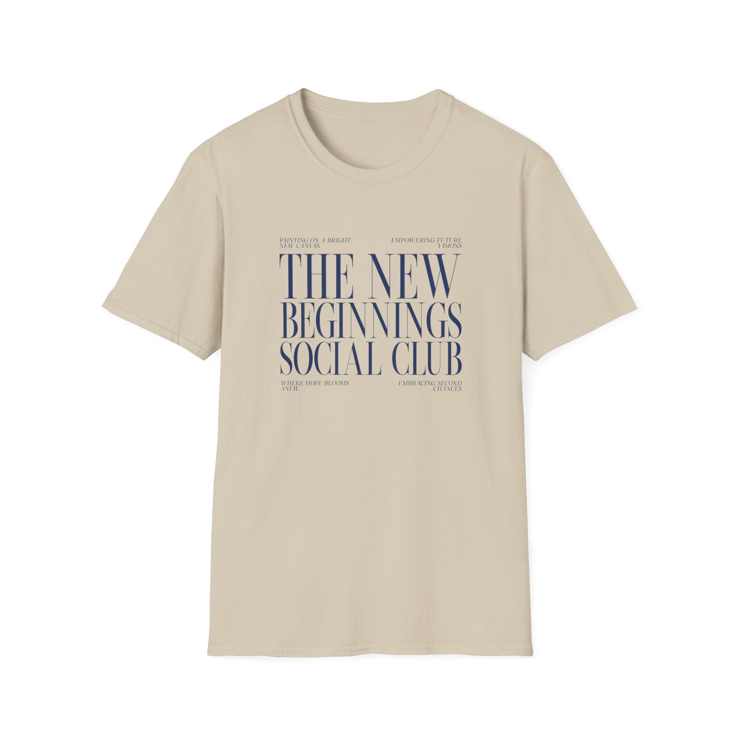 The New Beginnings Social Club Unisex Softstyle T-Shirt