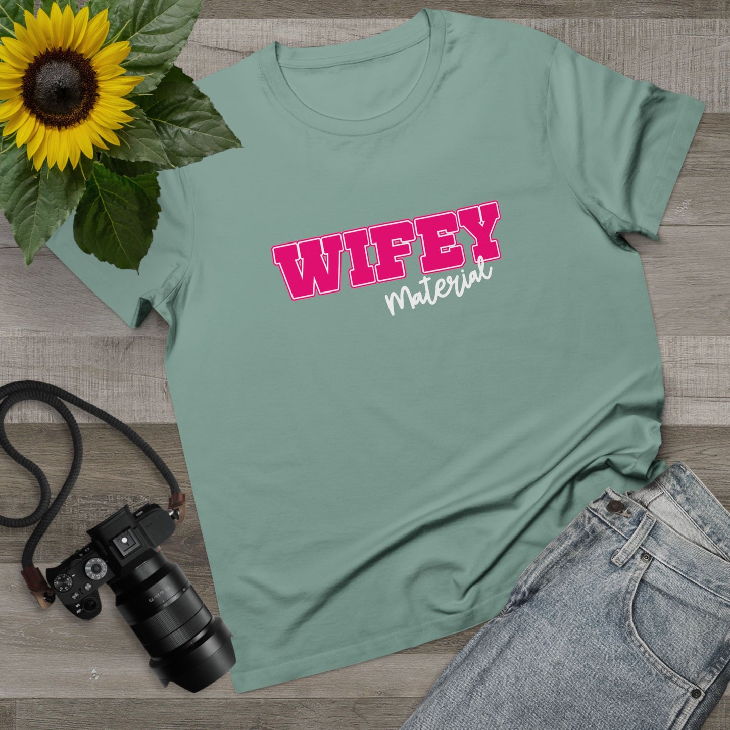 Wifey Material Women’s Maple Tee