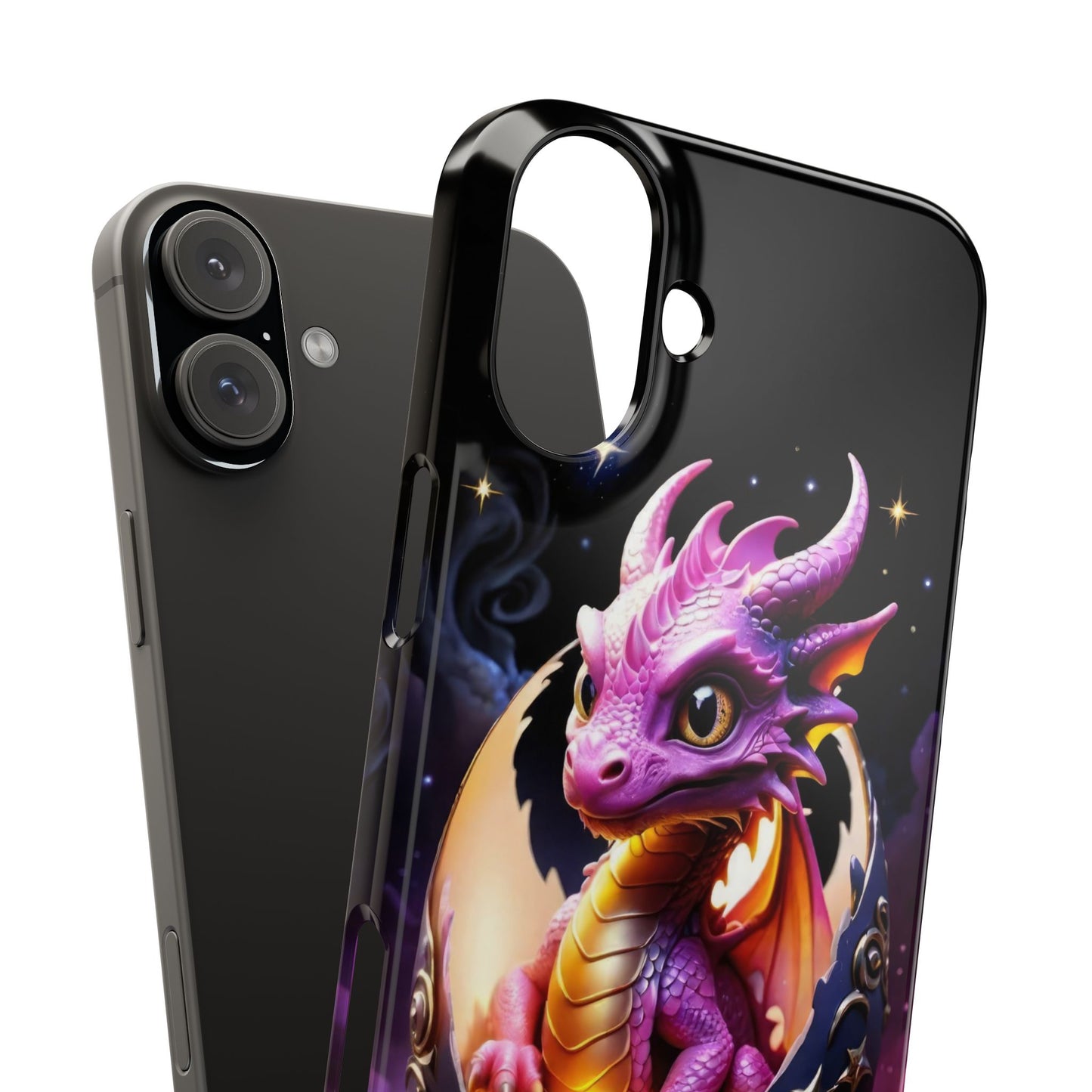 Fantasy Baby Dragon Slim Phone Case, Gift for Dragon Lovers