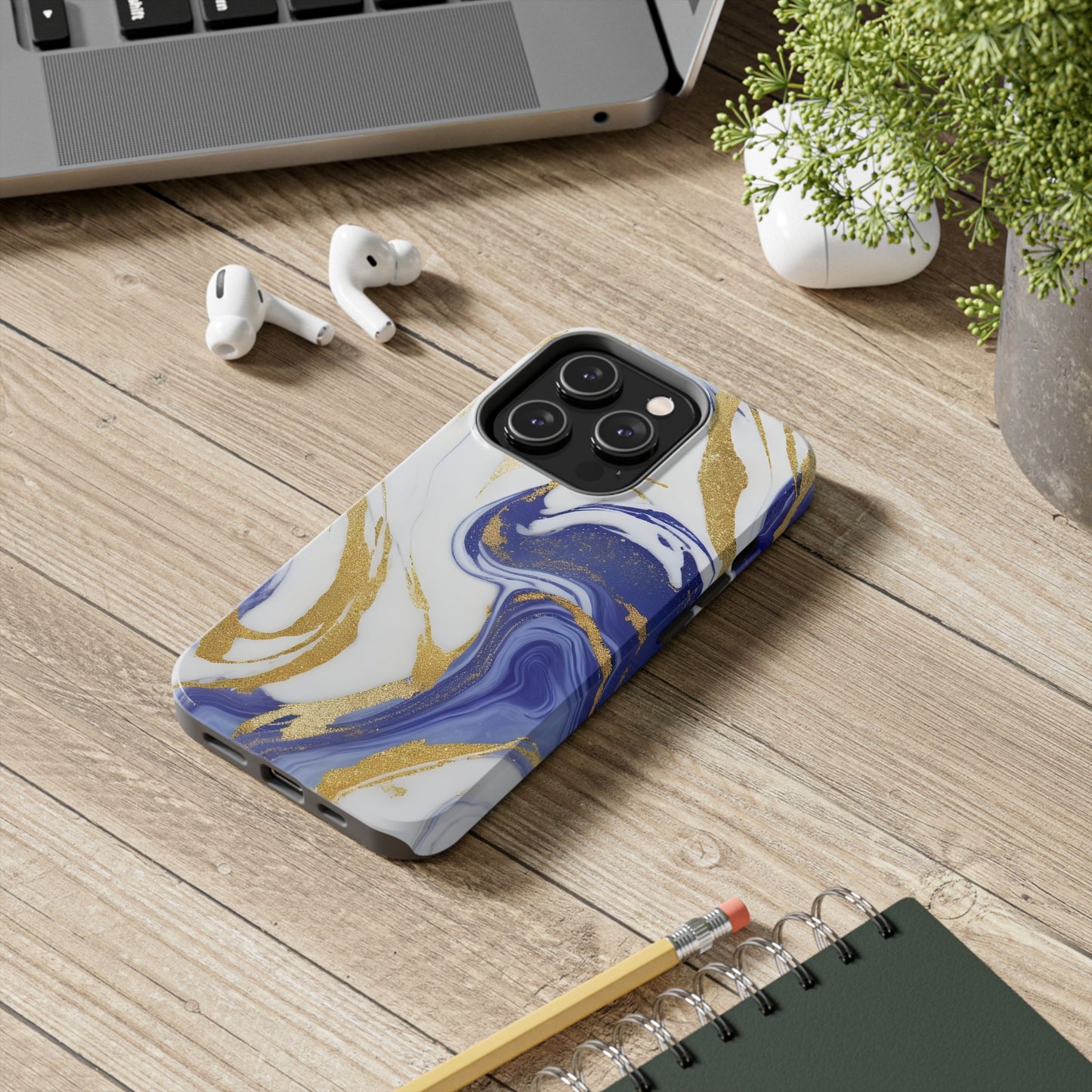 Elegant Marble Phone Case, Stylish Tech Accessory