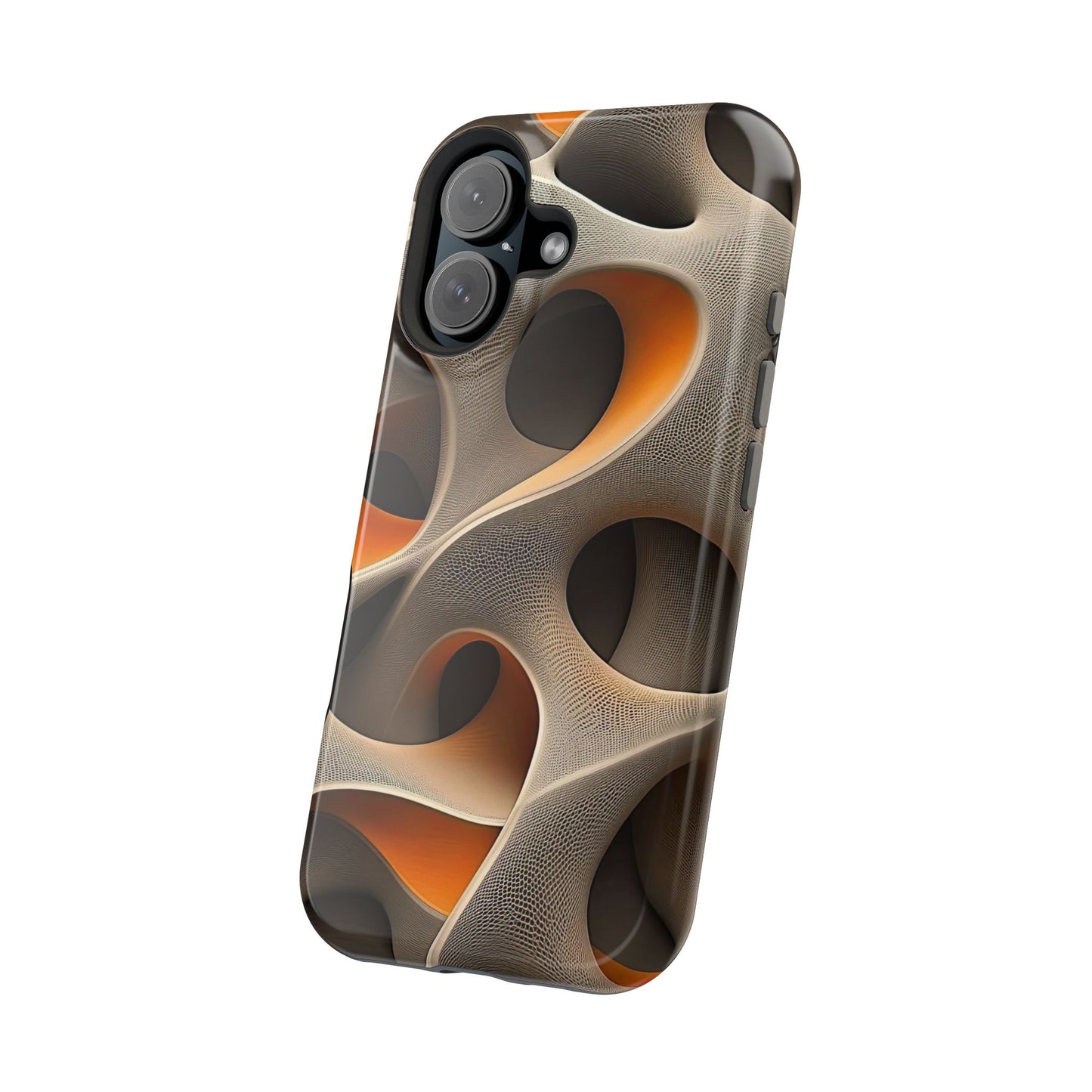 Stylish Magnetic Phone Cases, Abstract Geometric Design