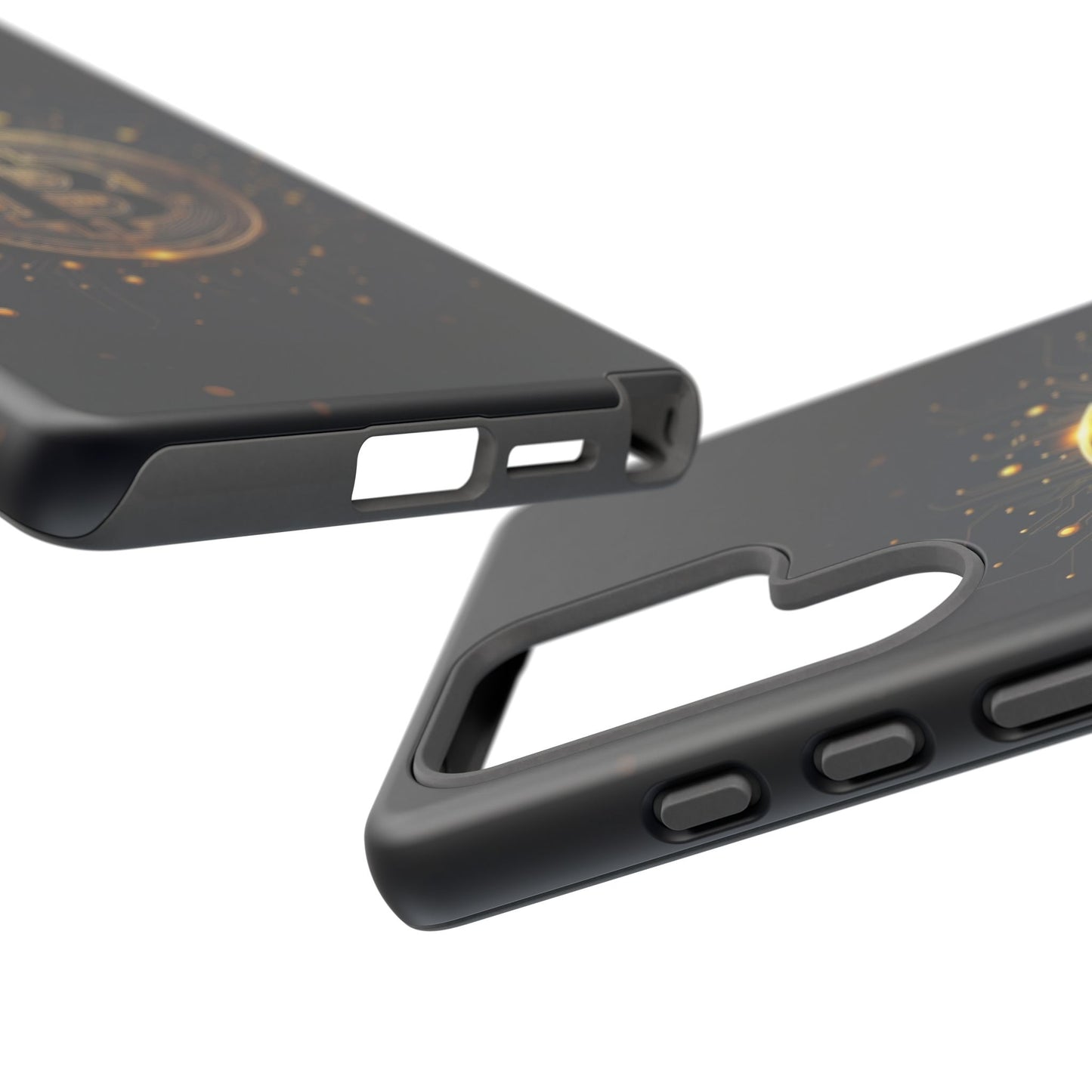 Bitcoin Samsung Tough Case for Smartphones, Crypto Lover Phone Accessory