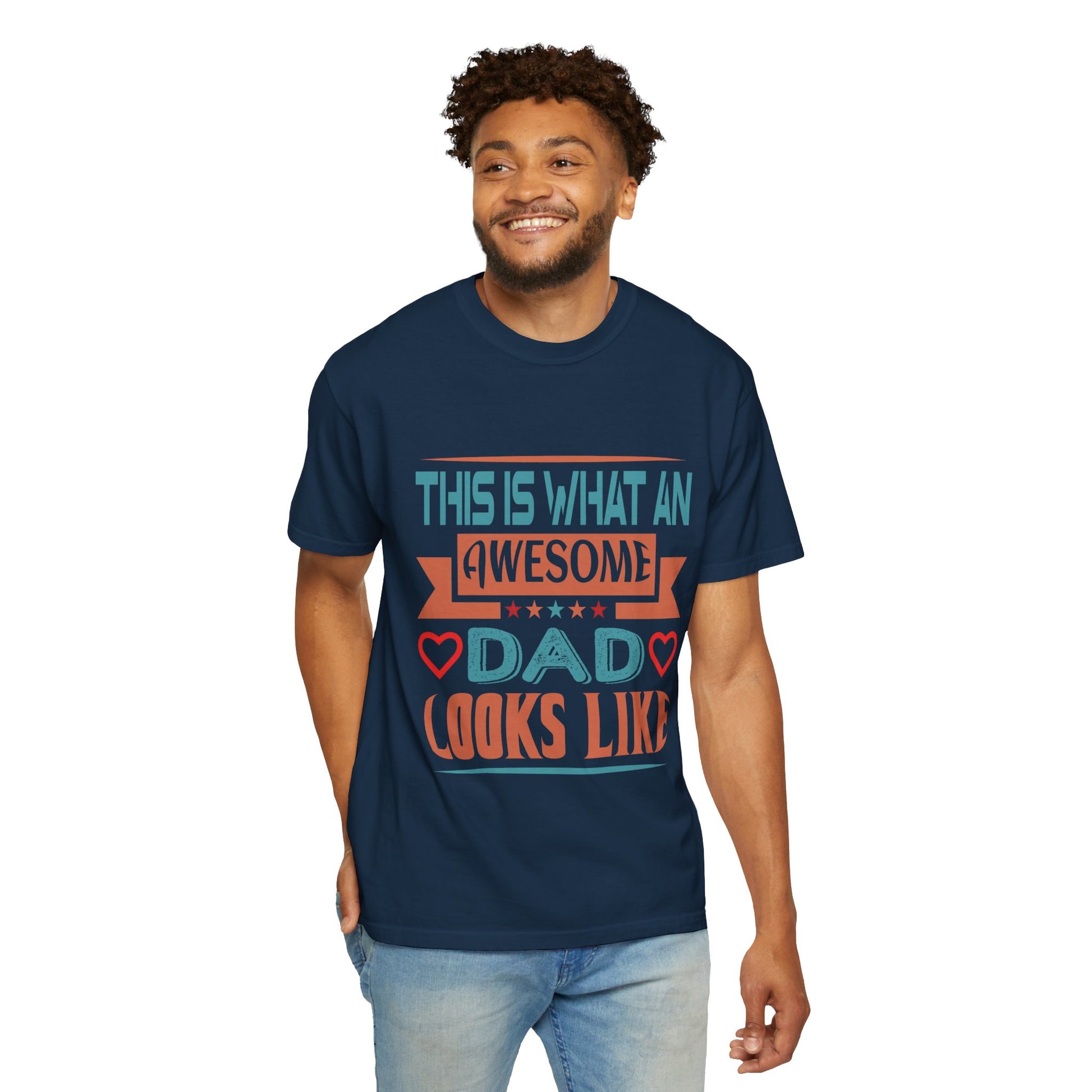 Awesome Dad Garment-Dyed T-Shirt - Perfect Father's Day Gift