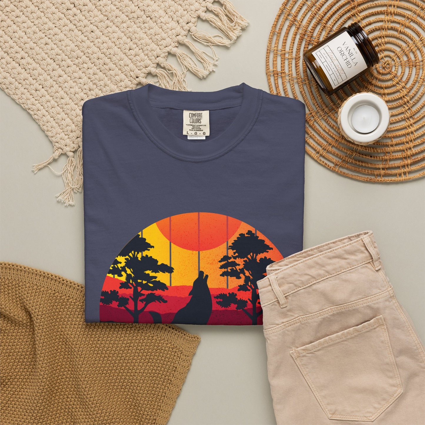 Only A True Wolf Will Fall In Love With The Moon T-shirt
