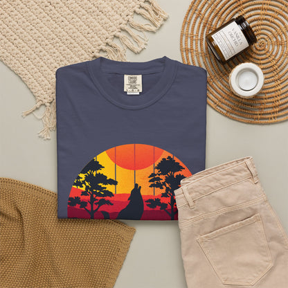 Only A True Wolf Will Fall In Love With The Moon T-shirt