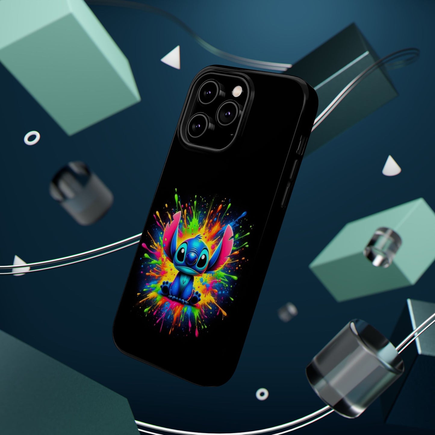 Colorful Cartoon Phone Case, Magnetic Tough Cover