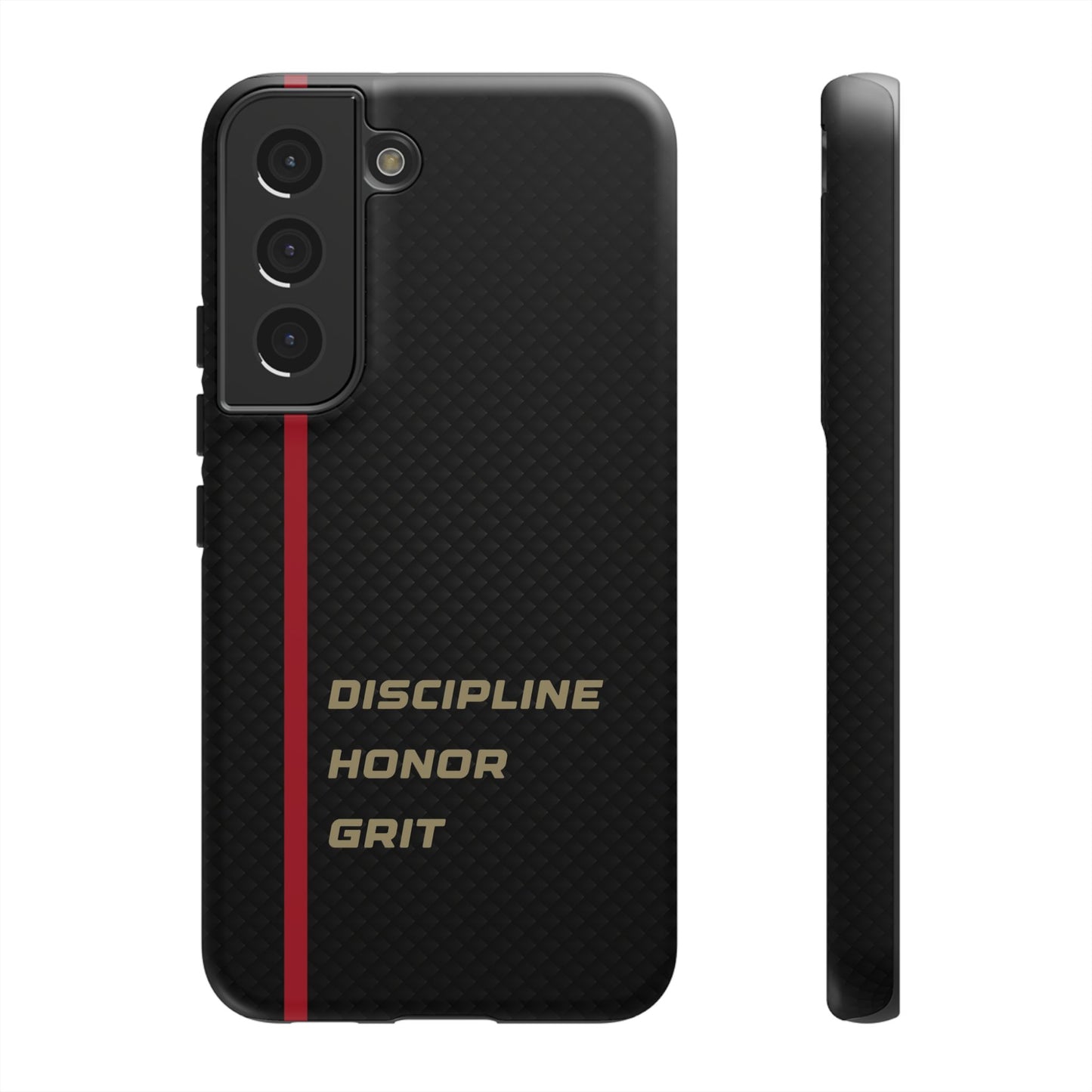 Discipline, Honor, Grit Impact-Resistant Phone Case