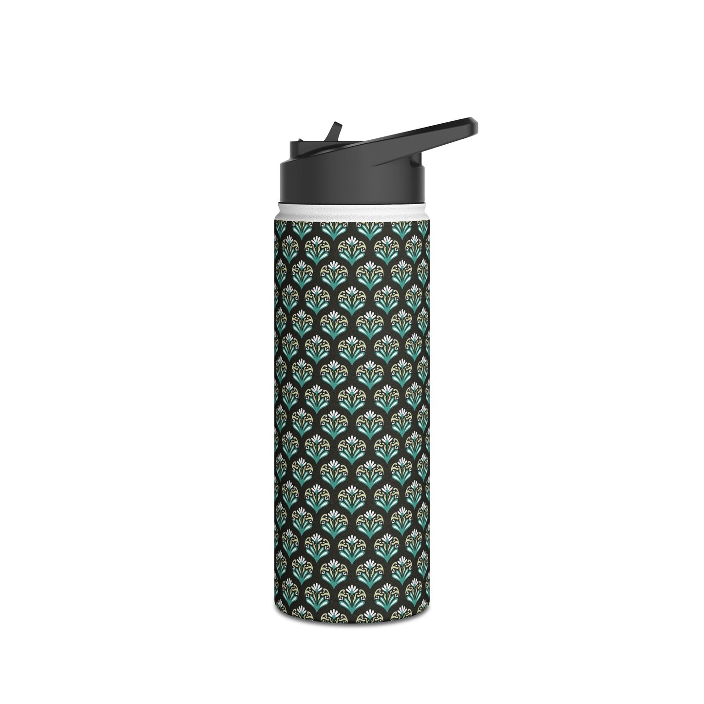 Classic Charm Stainless Steel Water Bottle, Standard Lid