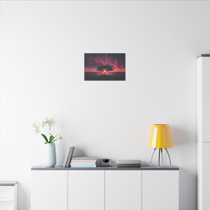 Golden Hour Through the Leaves - Canvas Print