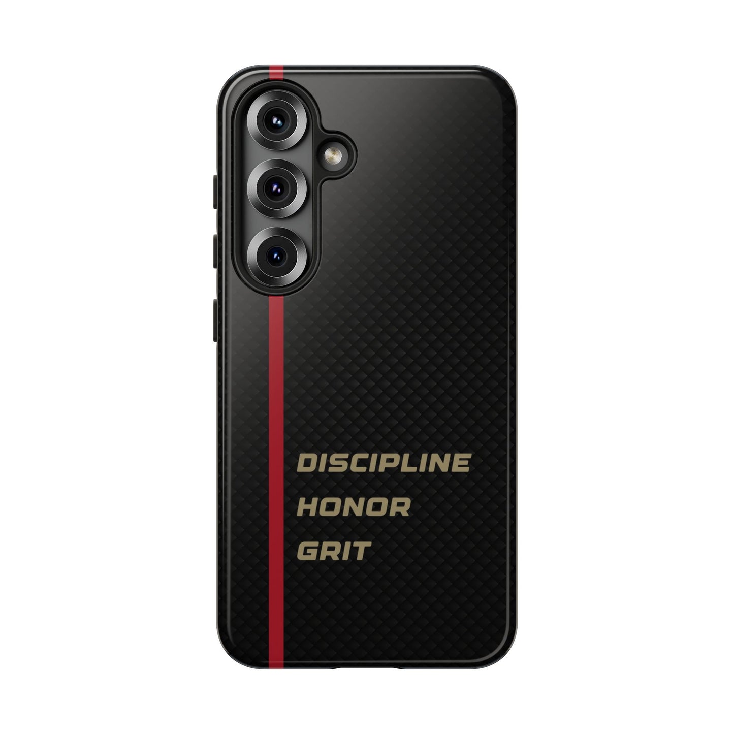 Discipline, Honor, Grit Impact-Resistant Phone Case