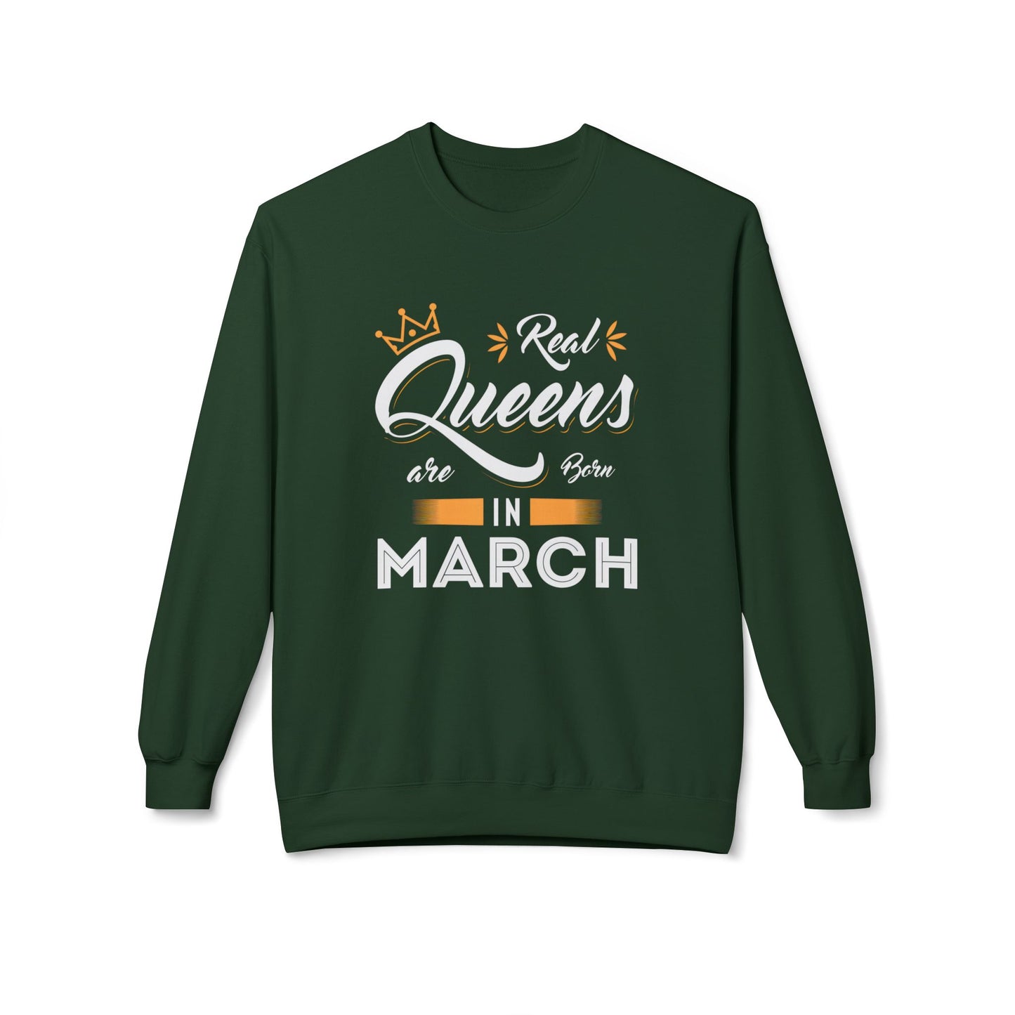 Custom Birthday Sweatshirt —"Real Queens Are Born in..." Gift for Her