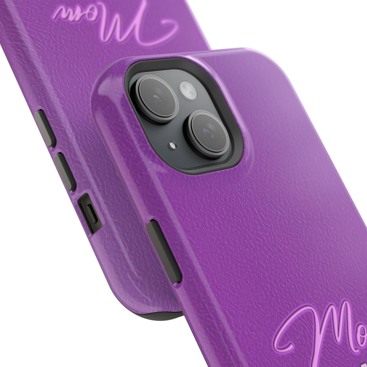 Mom On Duty Impact-Resistant Case, Purple Case for Mothers