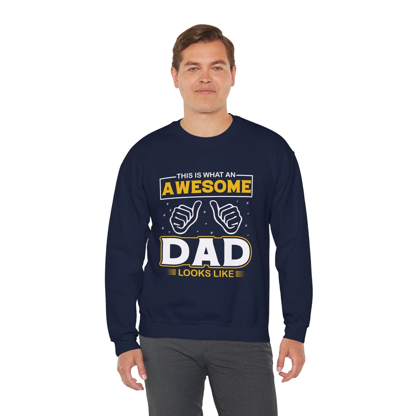 Awesome Dad Unisex Crewneck Sweatshirt
