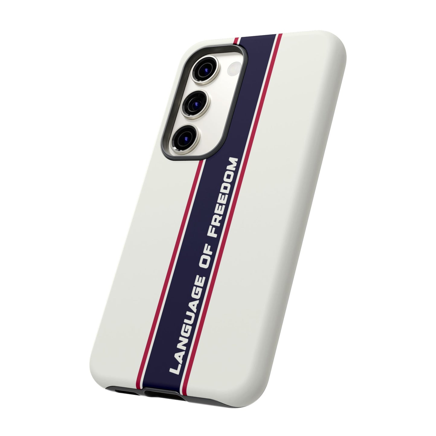 Language of Freedom Tough Case – Minimalist Design