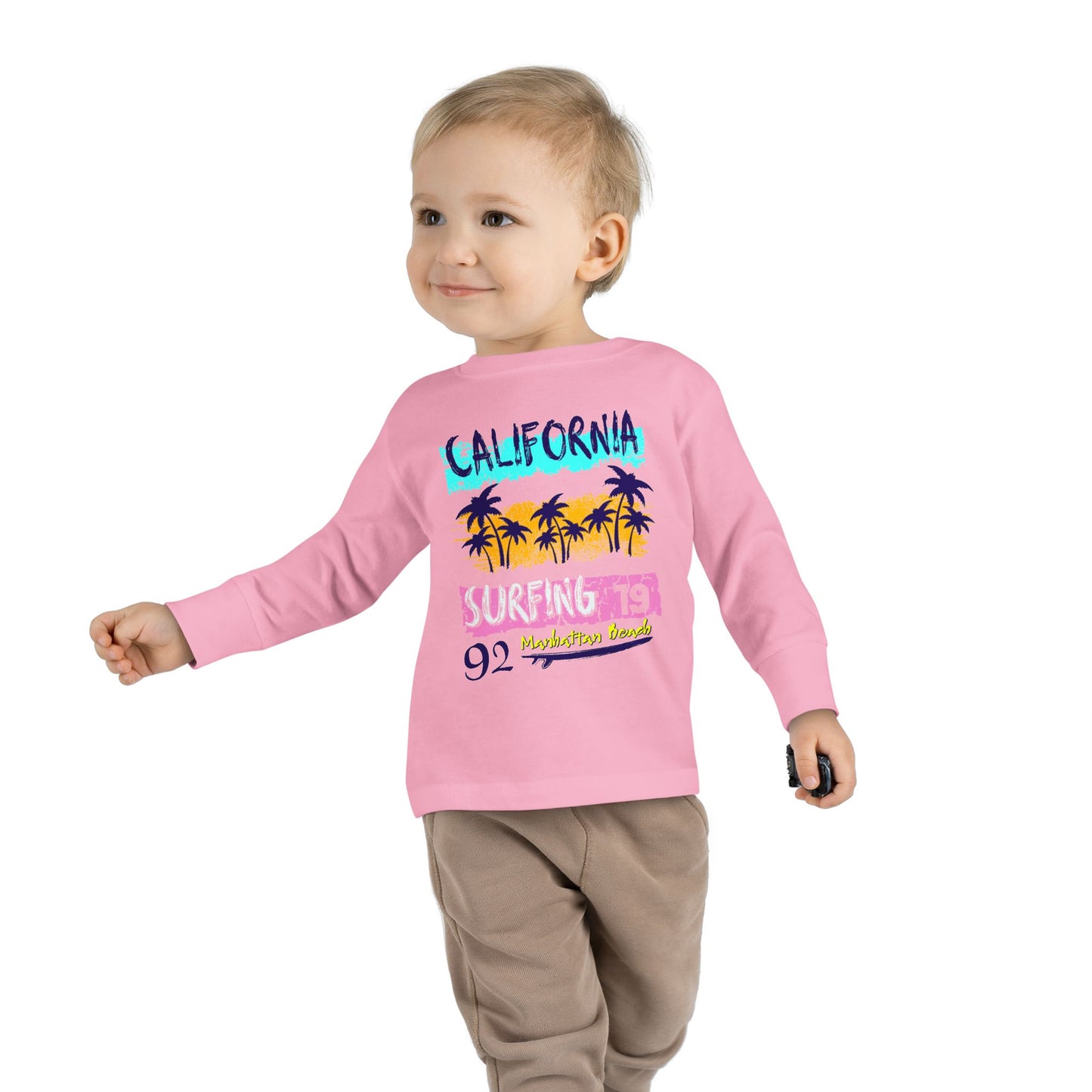 California Surfing Toddler Long Sleeve Tee