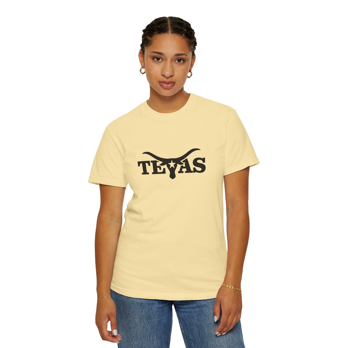 Texas Unisex Garment-Dyed T-Shirt - Cool Western Vibe for Everyday Wear