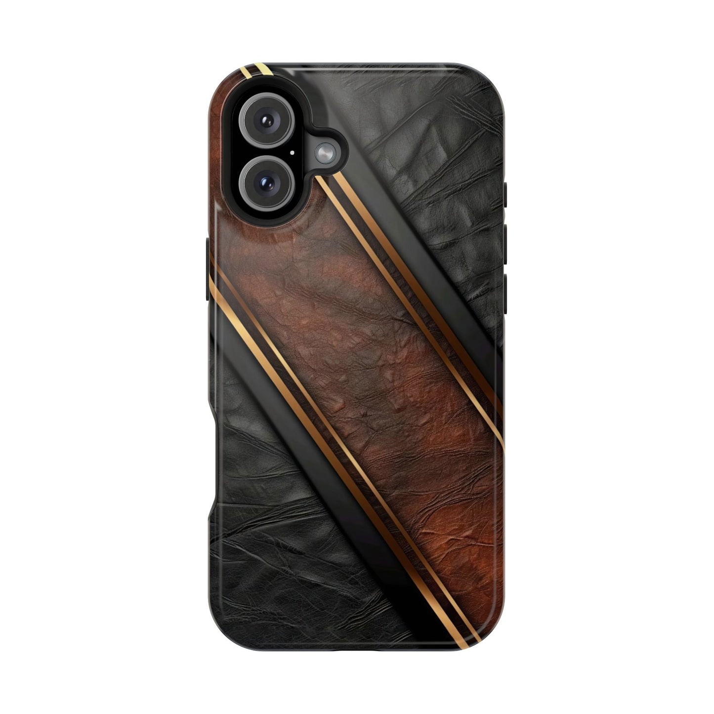 Stylish Leather Texture Magnetic Tough Cases