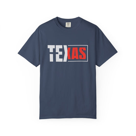Texas Graphic Unisex Garment-Dyed T-Shirt - Casual Style for State Pride