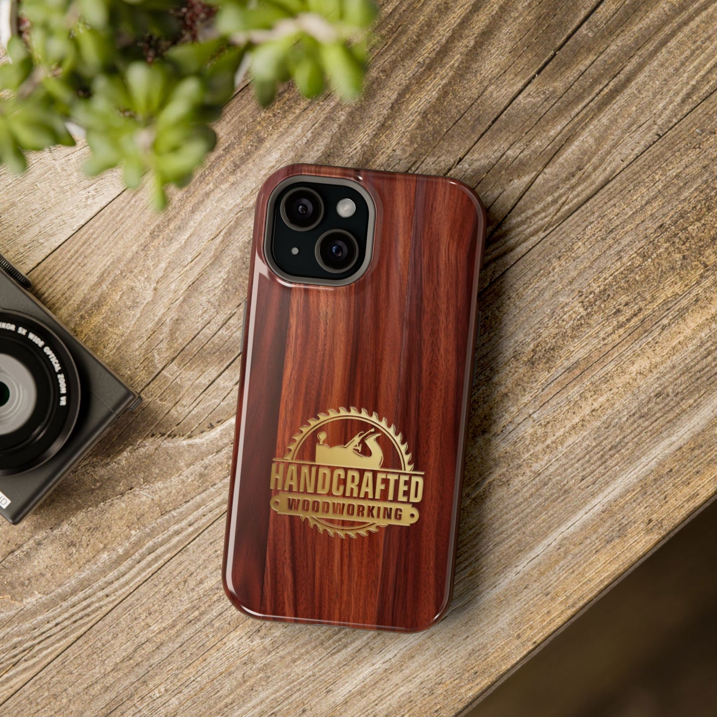 Woodworking Logo Magnetic iPhone Case