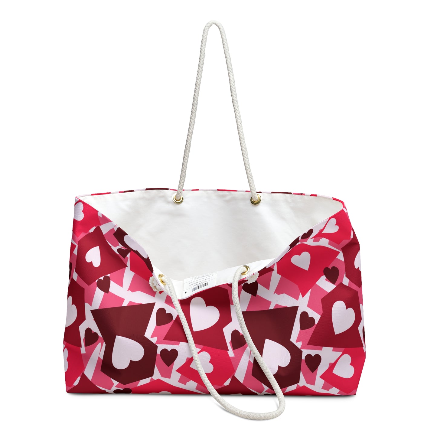 Love in Style: Retro Hearts Weekender Bag