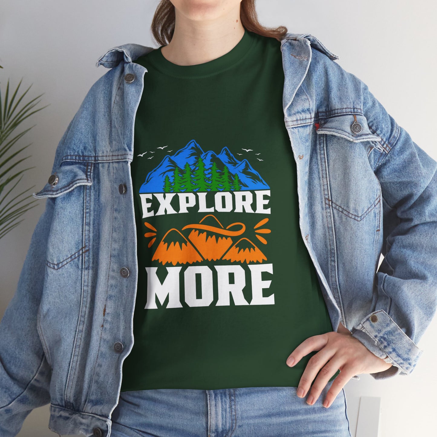 Explore More Adventure Tee - Unisex Heavy Cotton T-Shirt