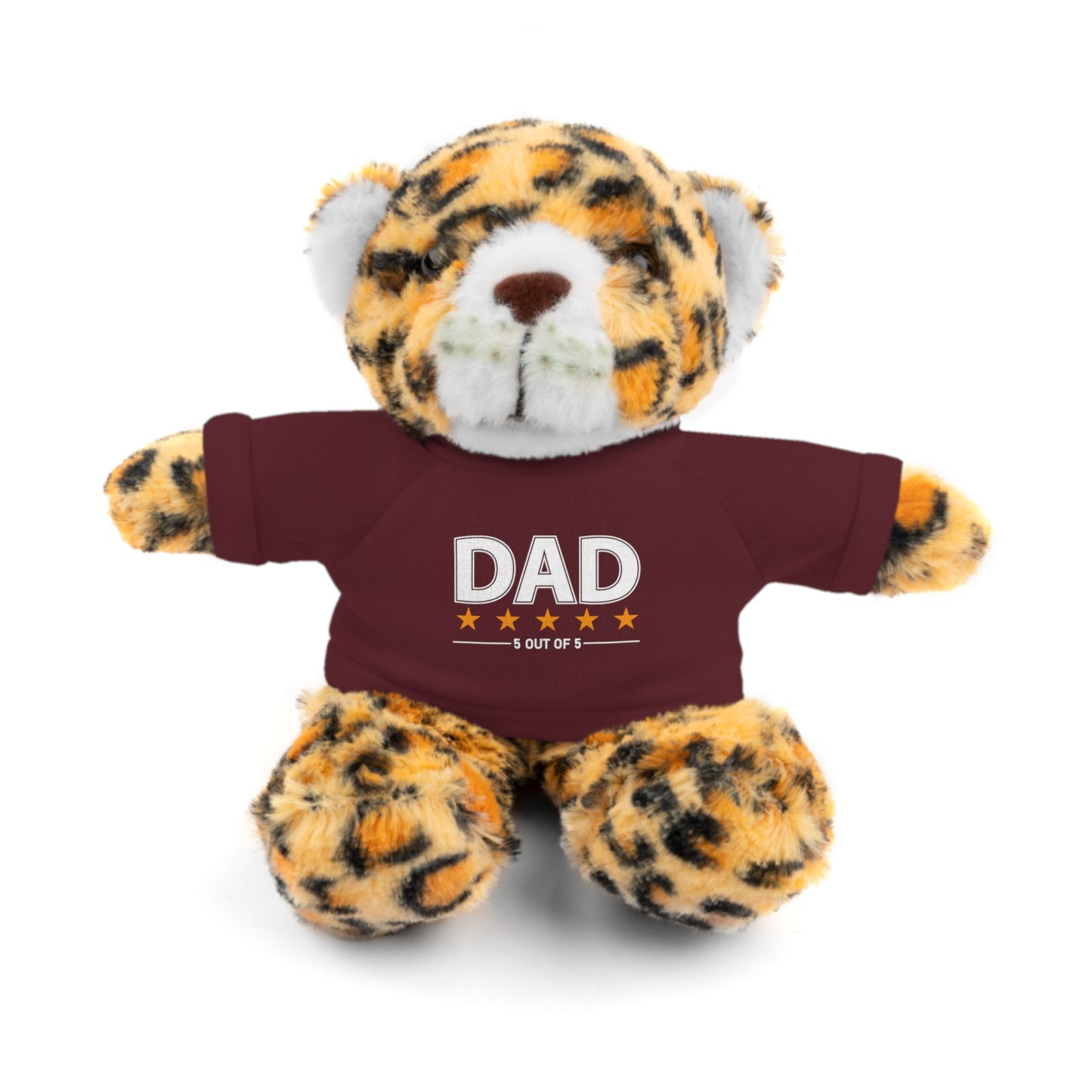 Stuffed Animal with T-Shirt, Gift for Dad