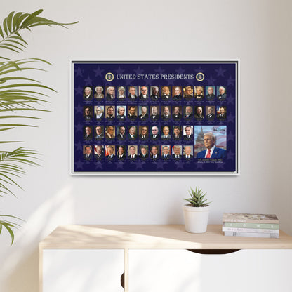 Presidential Portraits Canvas Art Print / Framed