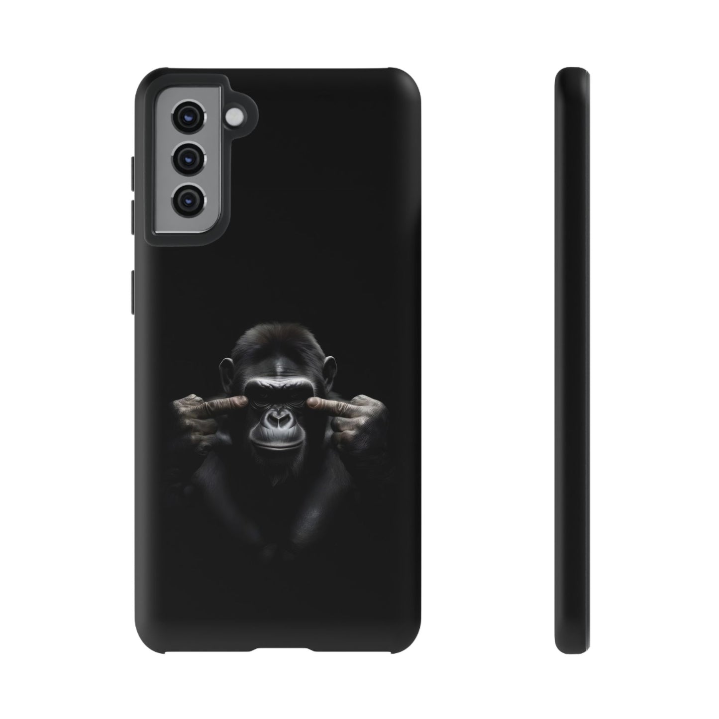 Edgy Gorilla Samsung  Phone Case - Funny Gift for Animal Lovers