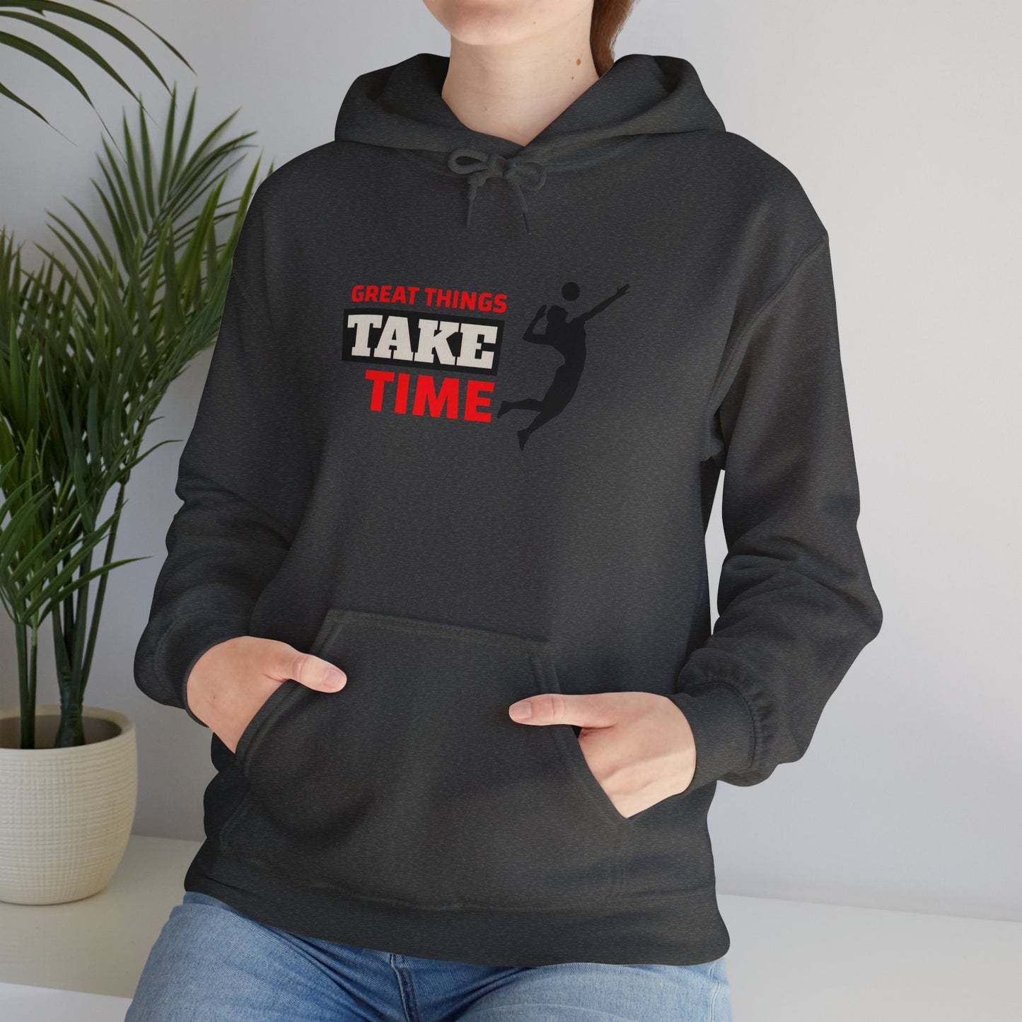 Great Things Take Time Unisex Heavy Blend™ Hooded Sweatshirt