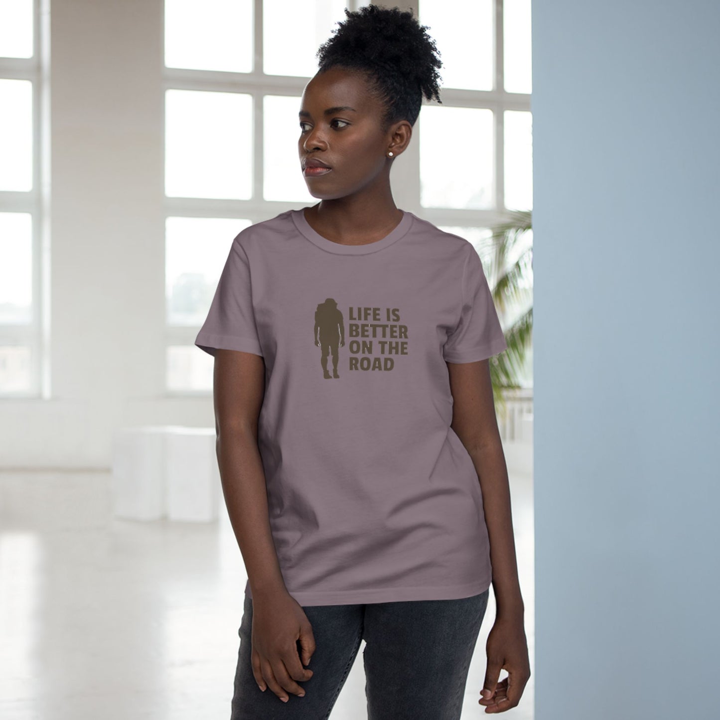 Life Is Better On The Road Women’s Maple Tee