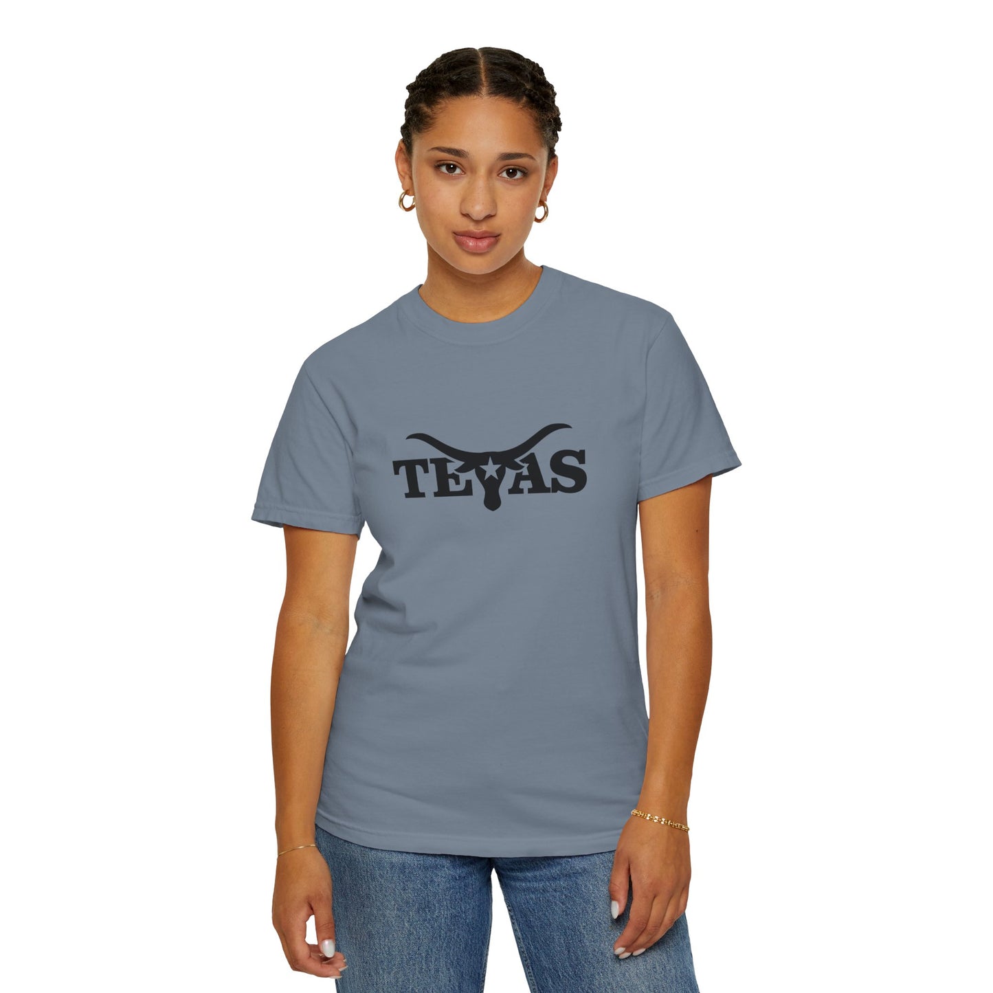 Texas Unisex Garment-Dyed T-Shirt - Cool Western Vibe for Everyday Wear