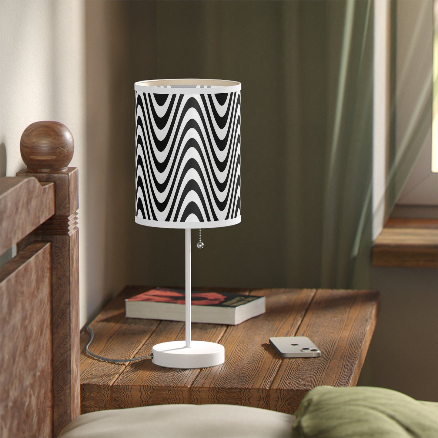 Dual Harmony Lamp on a Stand, US|CA plug / White