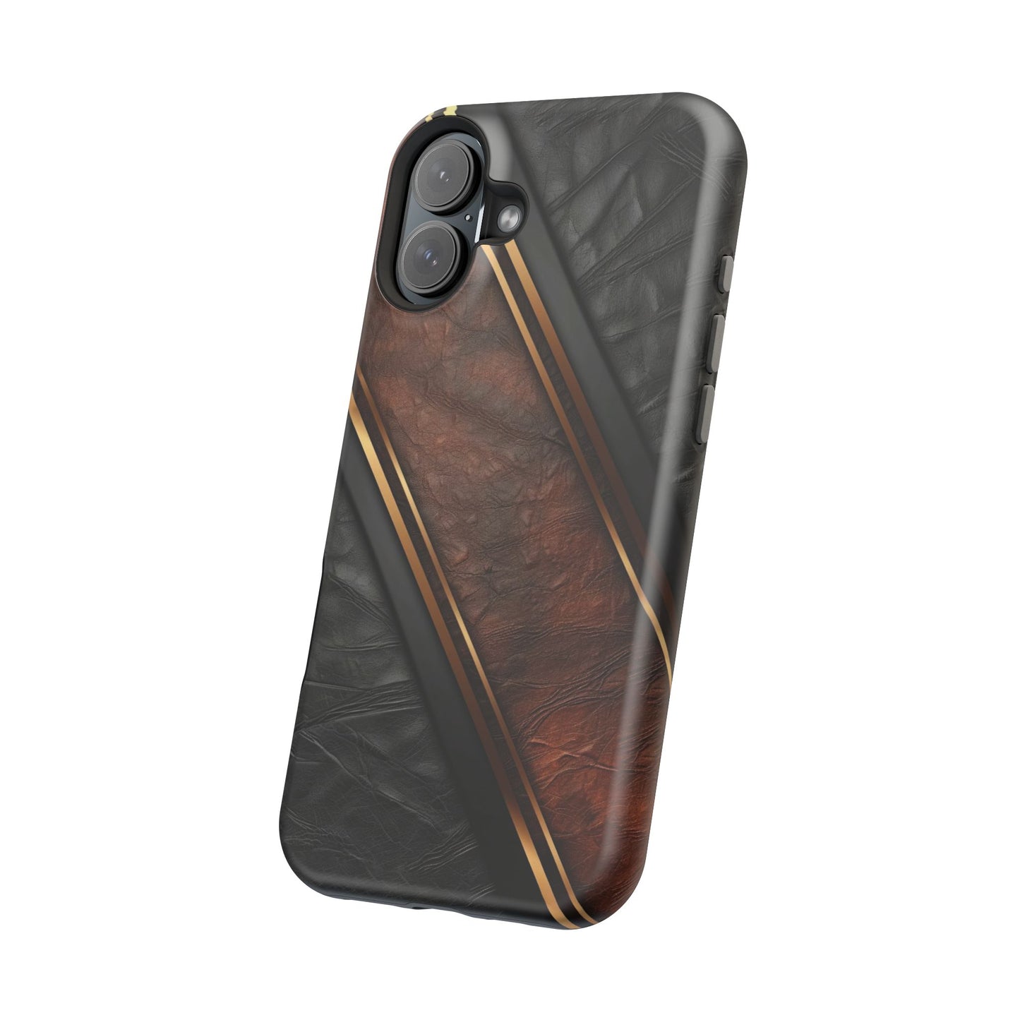 Stylish Leather Texture Magnetic Tough Cases