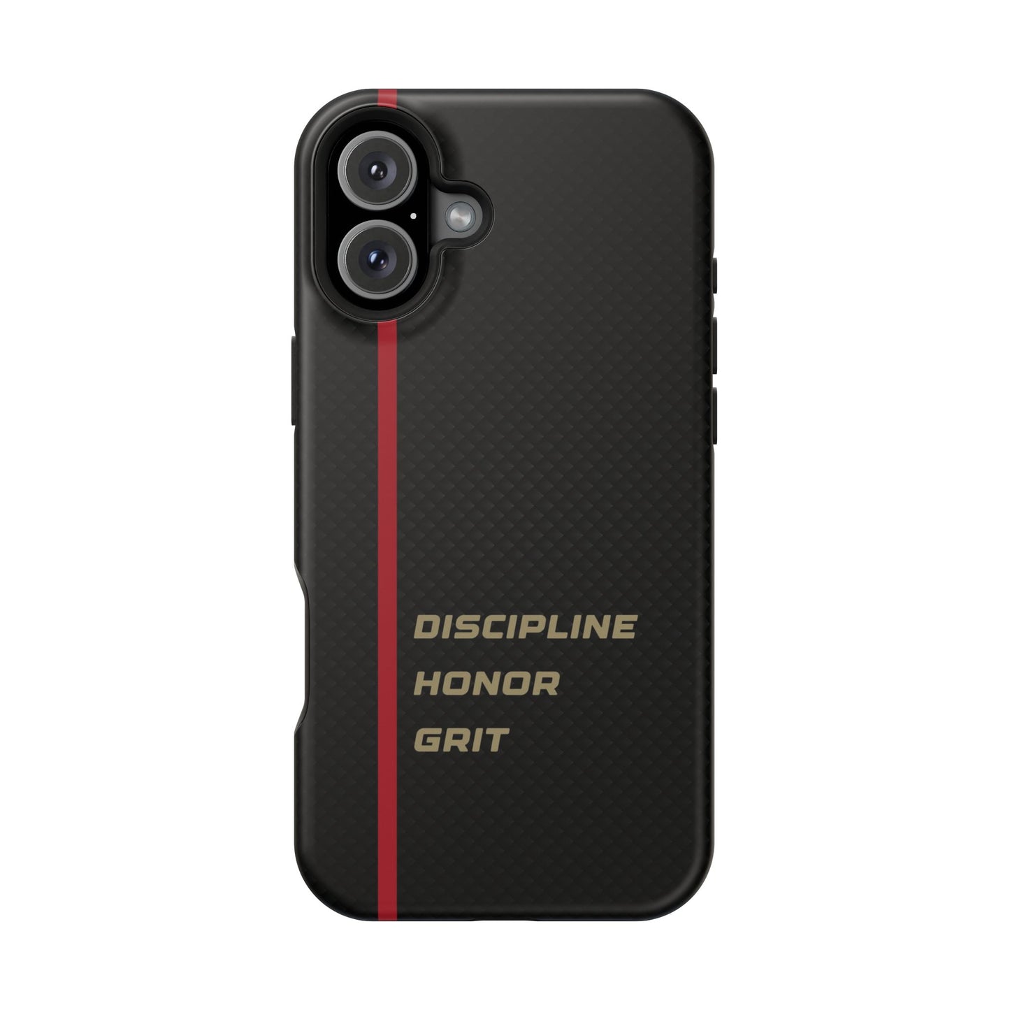 Discipline, Honor, Grit Impact-Resistant Phone Case